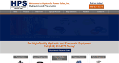Desktop Screenshot of hydraulicpowersales.com